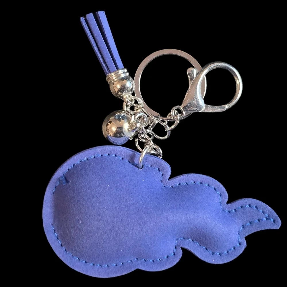 Tennessee Titans Rhinestone Bag Charm Keychain